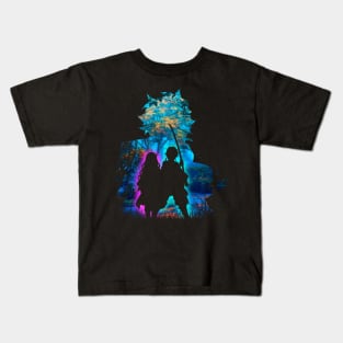 Komado's family forest set Silhouette Kids T-Shirt